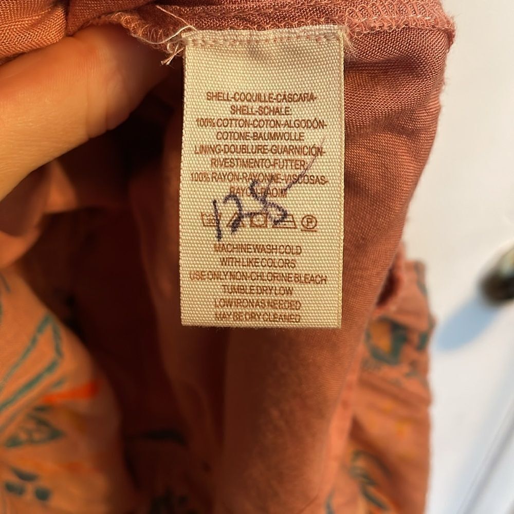 Free People Anita Ruffle Maxi Dress in Desert Rose M - Picture 7 of 9